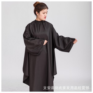 Tablier de coiffure imperméable avec  manches longues