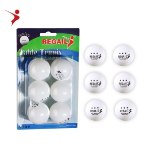 Regail Set de 6 balles Ping-pong en ABS nouveau matériel