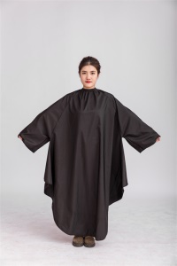Tablier de coiffure imperméable avec  manches longues