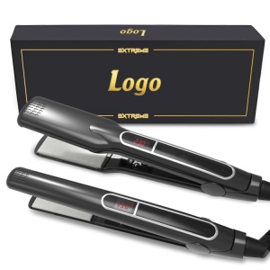 Lisseur à attelle électrique à double usage pour cheveux bouclés et lisses MCH Heating Noyau chaleur monte rapide