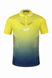 T-shirt d'été à manches courtes de ping-pong papillon respirant à séchage rapide