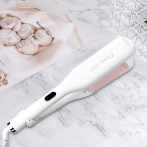 Lisseur à attelle électrique pour cheveux frisés et lissés sec ou humide