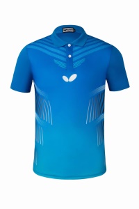 T-shirt d'été à manches courtes de ping-pong papillon respirant à séchage rapide