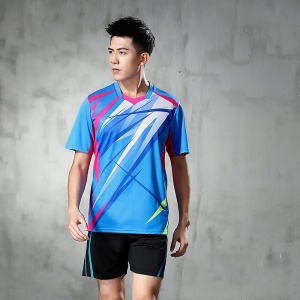 Ensemble (Haut +Bas) de badminton respirant unisexe