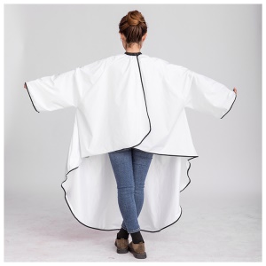 Tablier de coiffure imperméable avec  manches longues