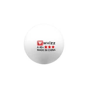 Balle de tennis de table trois étoiles Weiqiang pour l'entraînement à base de  matériau  ABS 40+ sans couture jaune et blanc