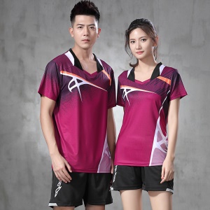 Ensemble (Haut +Bas)de badminton respirant unisexe