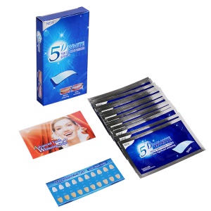 5D Kit de blanchiment de dent en bandes autocollantes