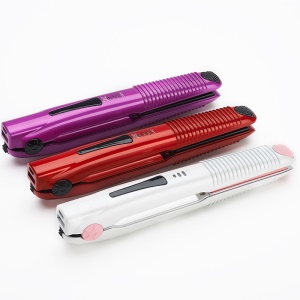 Lisseur à attelle électrique à double usage pour cheveux lissés ou bouclés Recharge USB sans fil
