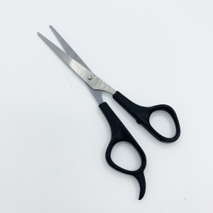 Ciseaux de coiffure noir plat