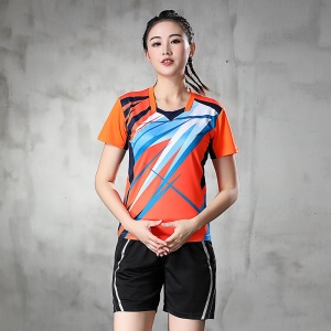 Ensemble (Haut +Bas) de badminton respirant unisexe