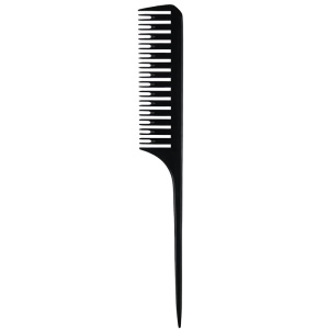 Peigne en plastique pour salon de coiffure professionnel avec queue pointue résistant aux hautes températures et antistatique