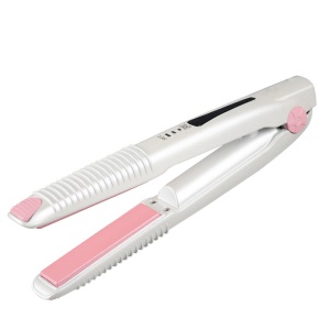 Lisseur à attelle électrique à double usage pour cheveux lissés ou bouclés Recharge USB sans fil