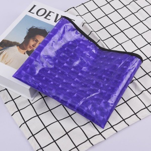 Châle de coiffure violet