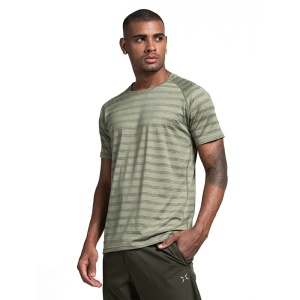 T-shirt sport manches courtes et à  séchage rapide respirant grande taille