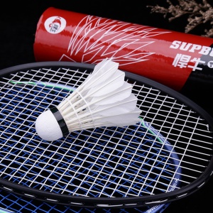 Paquet de 6 balles de badminton de compétition/entraînement