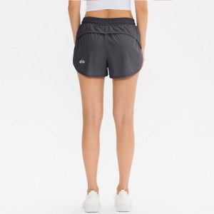 Short de sport  antidérapant et faux avec poche pour femme