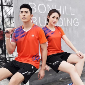 Ensembles de vêtements de badminton respirants pour hommes et femmes