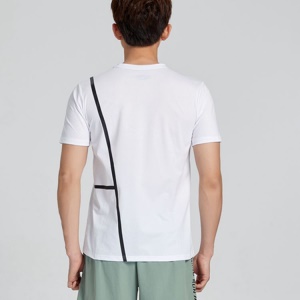 T-shirt sport à manches courtes pour homme et à séchage rapide respirant et absorbant la sueur