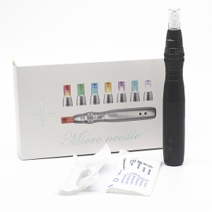 Appareil électrique de soins de la peau à micro-aiguilles rechargeable à usage domestique
