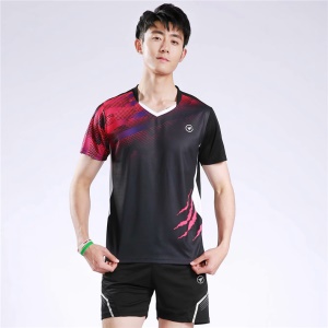 Ensembles de vêtements de badminton respirants pour hommes et femmes