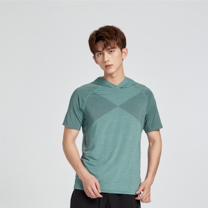 T-shirt de course pour homme slim manches courtes
