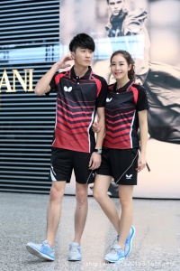 Ensembles de vêtements de badminton respirants pour hommes et femmes