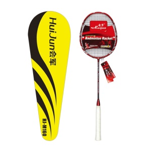 Paquet de 2 raquettes de badminton durables et résistantes en carbone