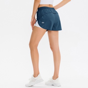 Short de sport  antidérapant et faux avec poche pour femme