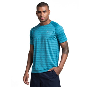 T-shirt sport manches courtes et à  séchage rapide respirant grande taille
