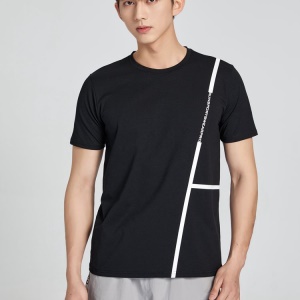 T-shirt sport à manches courtes pour homme et à séchage rapide respirant et absorbant la sueur