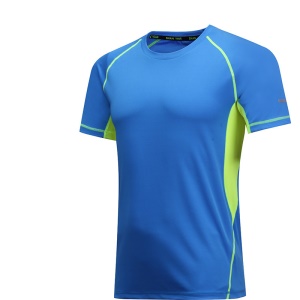 T-shirt sport à séchage rapide col rond