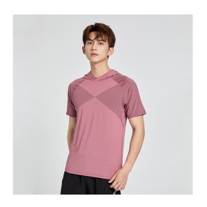 T-shirt de course pour homme slim manches courtes