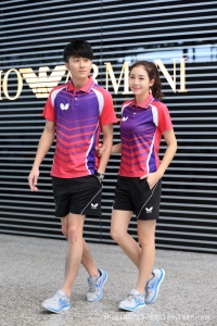 Ensembles de vêtements de badminton respirants pour hommes et femmes