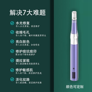 Appareil électrique rechargeable de soins de la peau à micro-aiguilles