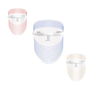 Appareil de beauté de la peau par luminothérapie LED tricolore