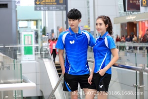 Ensembles de vêtements de badminton respirants pour hommes et femmes