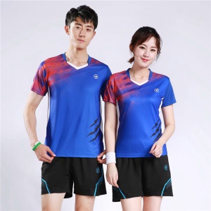 Ensembles de vêtements de badminton respirants pour hommes et femmes