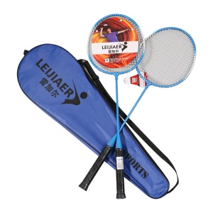 Ensemble de raquettes de badminton en alliage de fer