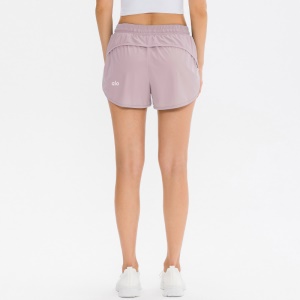 Short de sport  antidérapant et faux avec poche pour femme