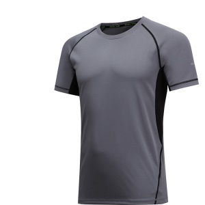 T-shirt sport à séchage rapide col rond