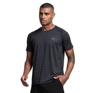 T-shirt sport manches courtes et à  séchage rapide respirant grande taille