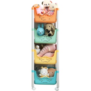 Etagères multicouche de rangement de jouets pour enfants