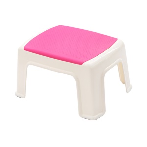 Tabouret carré de salon en bois original superposable