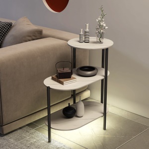 Etagère moderne en marbre de salon