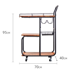 Chariot mobile pour buffet