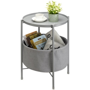 Table basse de salon ronde en fer