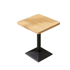 Table épaisse en bois pour resturant café