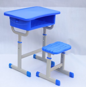 bureaux d'école relevables en plastique abs pour les élèves du primaire et du secondaire