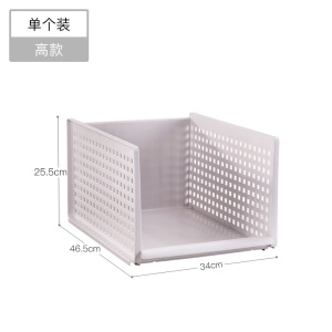 Etagères de rangement multicouche en plastique empilable